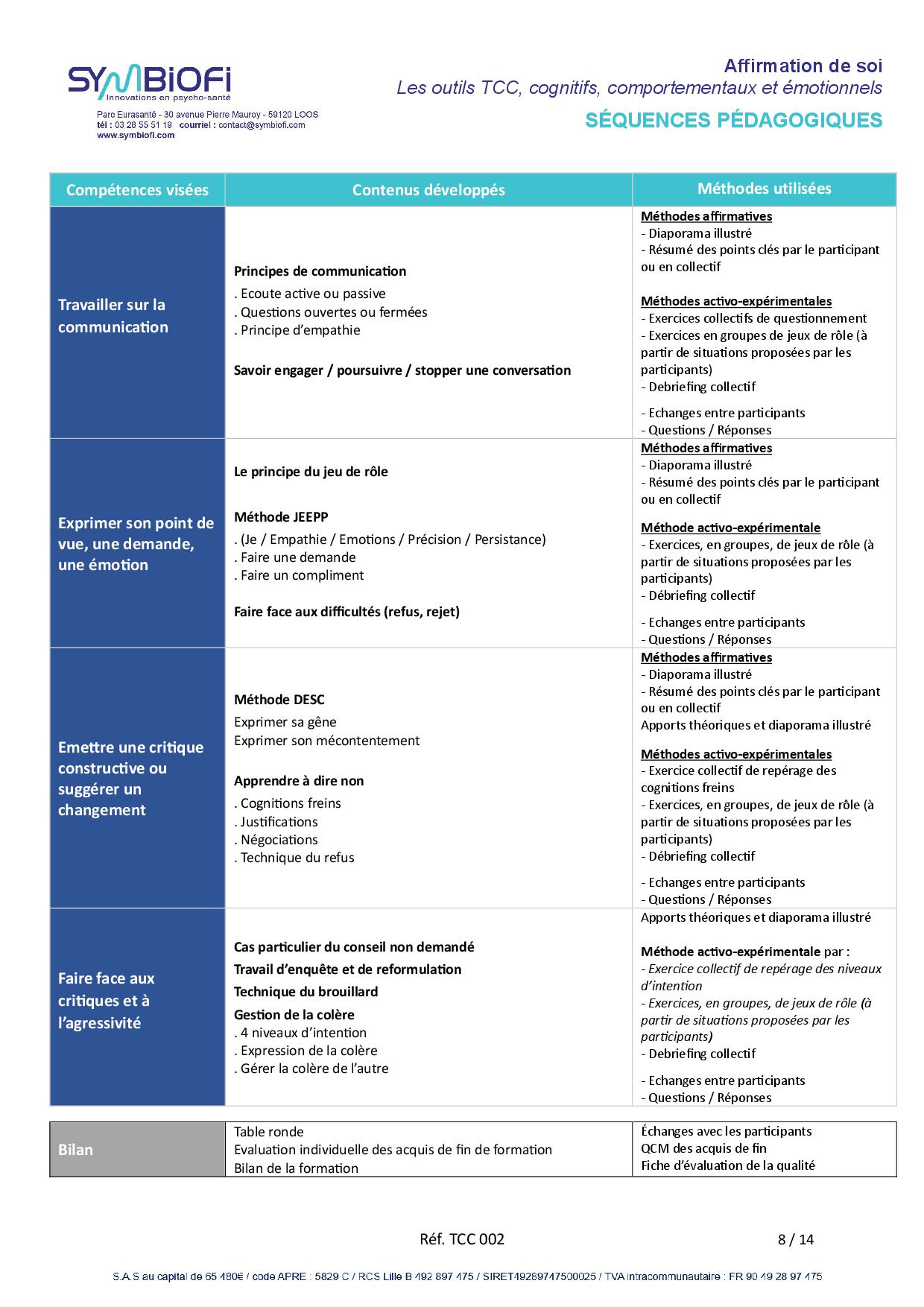 Symbiofi_Formation_Affirmation_de_Soi_Page_2 alt="Programme de la formation Affirmation de soi : les outils TCC, cognitifs, comportementaux et émotionnels - page 2"