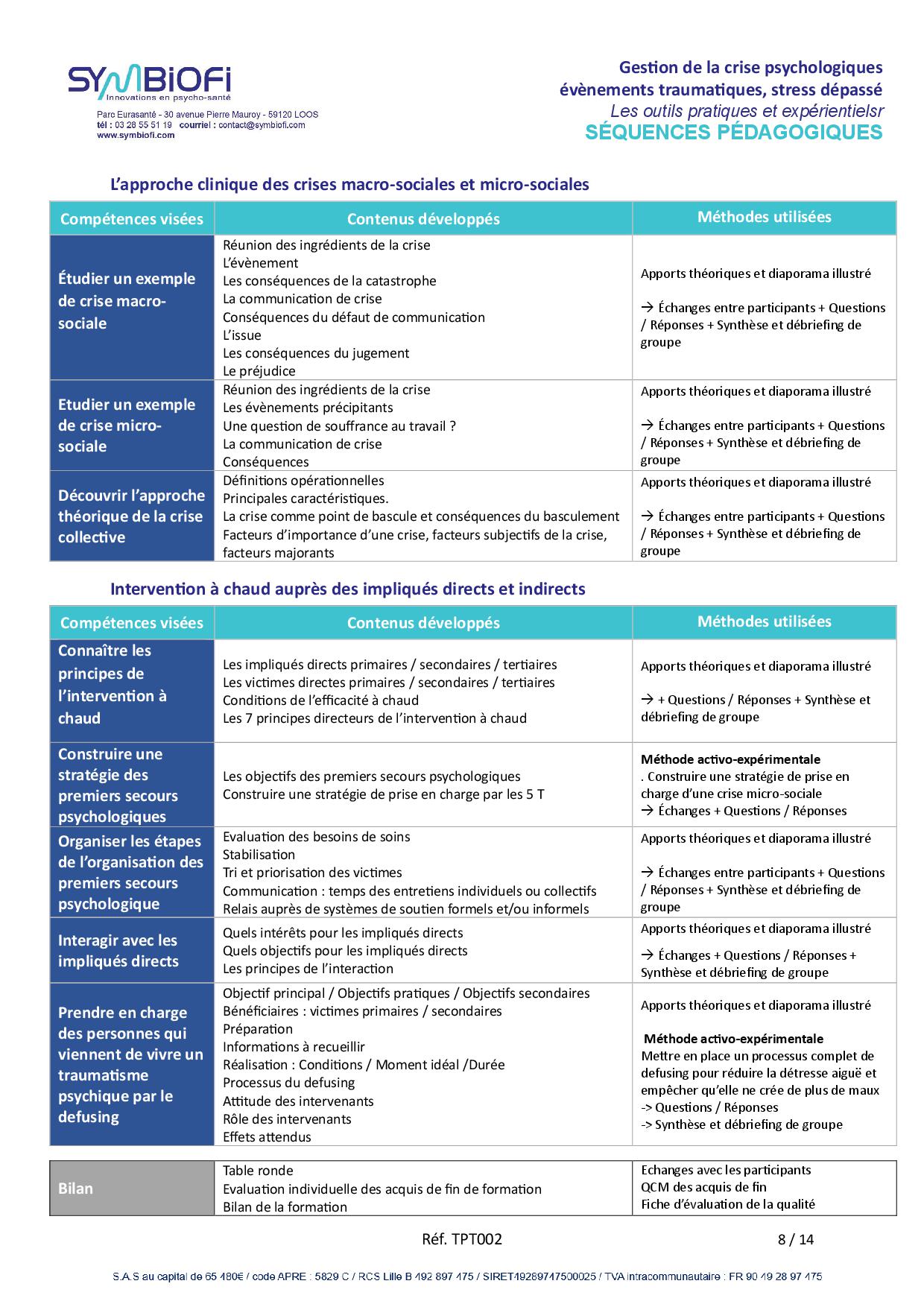 Symbiofi_Formation_Gestion_de_la_Crise_Psychologique_Page_2 alt="Programme de la formation Gestion de la crise psychologique, évènements traumatiques, stress dépassé : les outils d'évaluation et d'accompagnement - page 2"