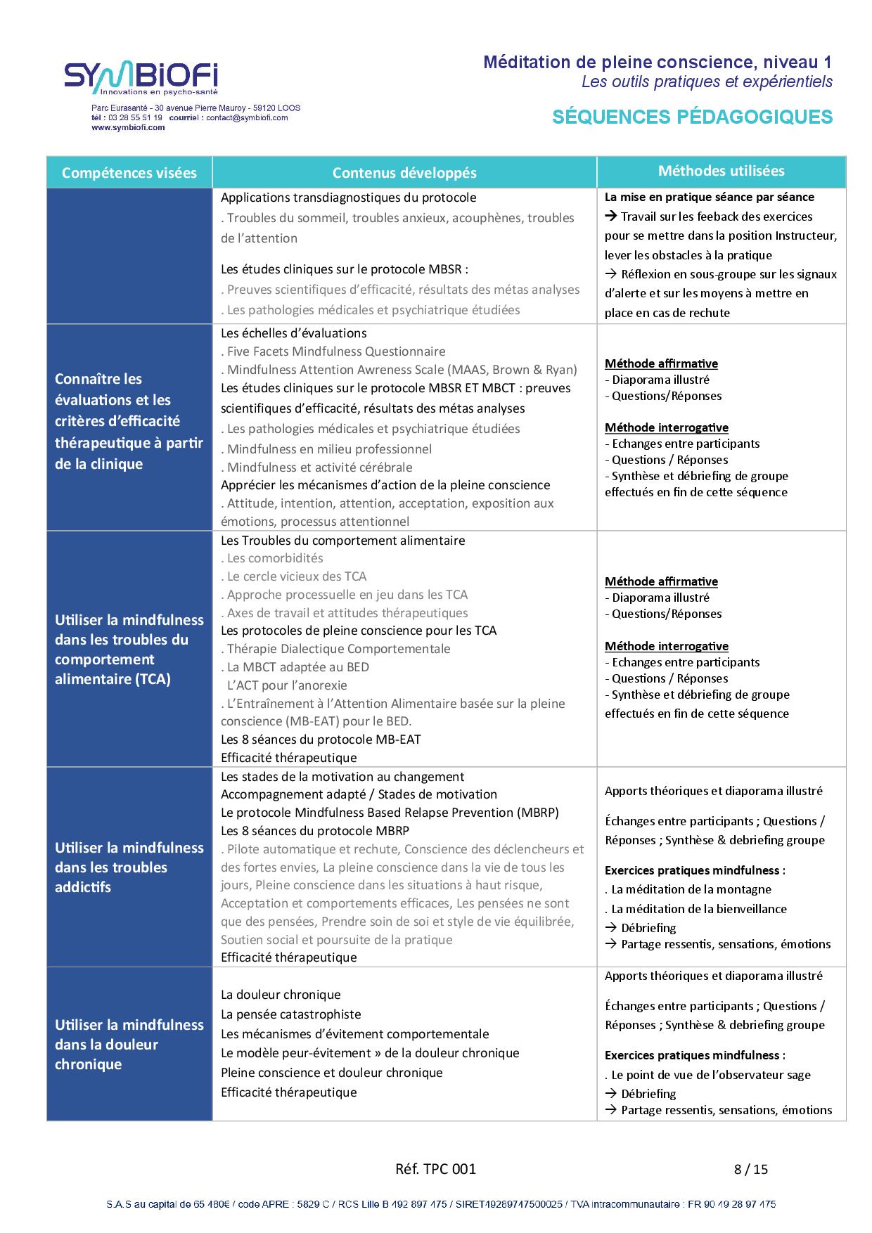 Symbiofi_Formation_Meditation_Page_2 alt="Programme de la formation Méditation Pleine Conscience, niveau 1 : les outils pratiques et expérientiels- page 2"