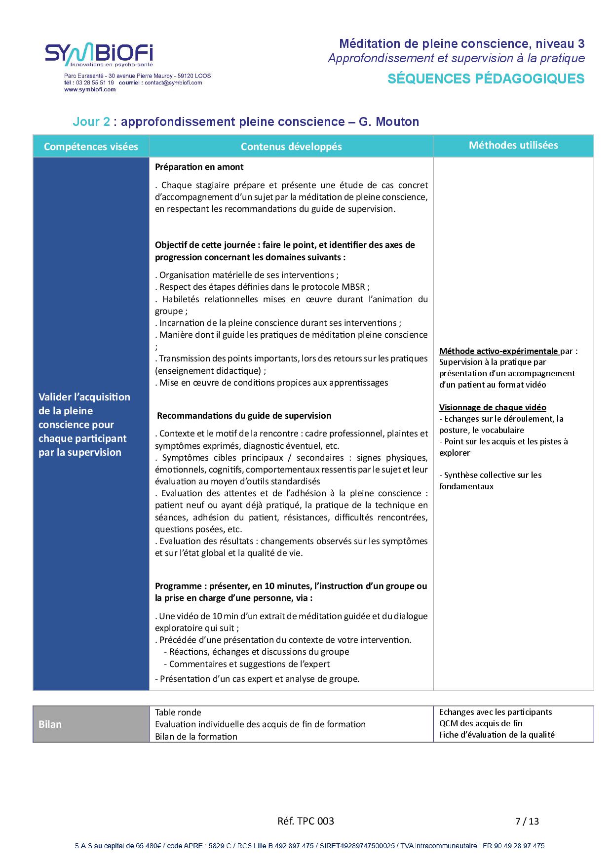 Symbiofi_Formation_Meditation_Pleine_Conscience_Supervision_Page_2 alt="Programme de la formation Méditation Pleine Conscience, niveau 3 : approfondissement et supervision à la pratique- page 2"