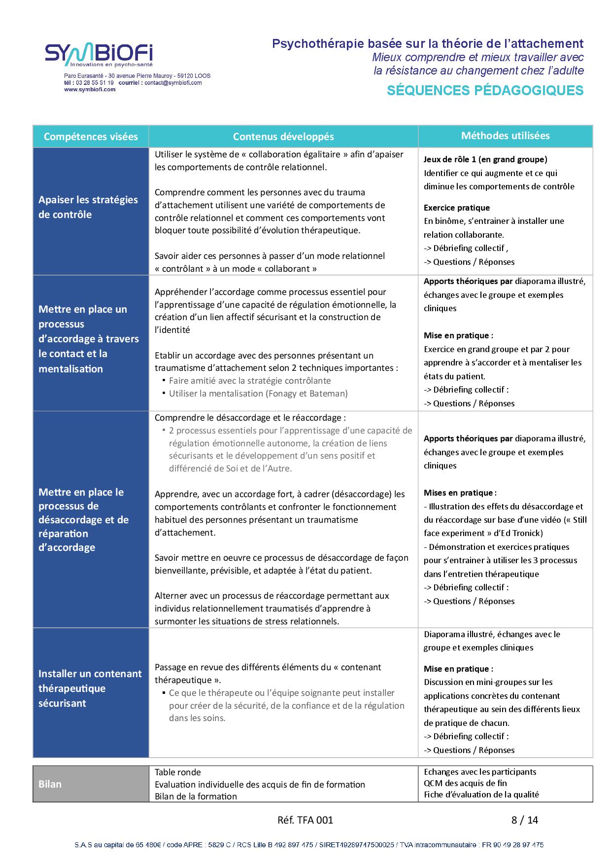 Symbiofi_Formation_Theorie_De_L_Attachement_Page_2 alt="Programme de la formation Psychothérapie basée sur la théorie de l’attachement : mieux comprendre et mieux travailler avec la résistance au changement chez l’adulte - page 2"