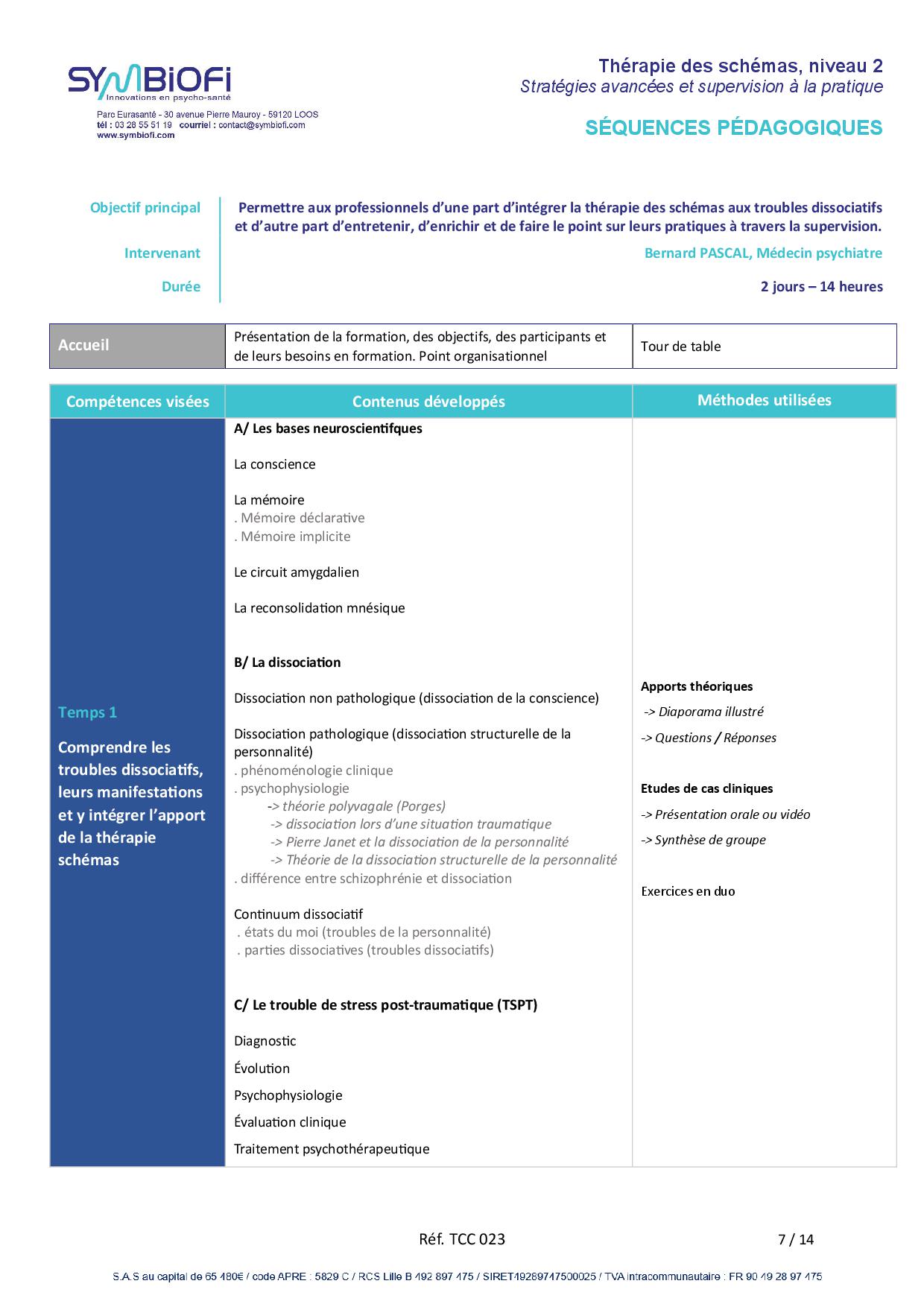 Symbiofi_Formation_Supervision_Therapie_Schemas_Page_1 alt="Programme de la formation Thérapie des schémas, niveau 2 : stratégies avancées et supervision à la pratique - page 1"