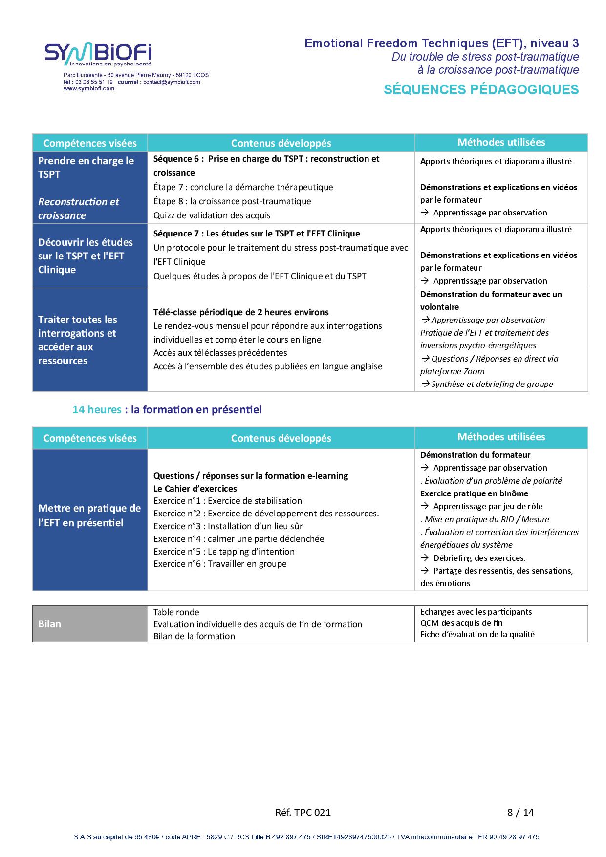 Symbiofi_Formation_EFT_Stress_Post_Traumatique_Page_2 alt="Programme de la formation Emotional Freedom Techniques (EFT), niveau 3 : du trouble de stress post-traumatique à la croissance post-traumatique - page 2"