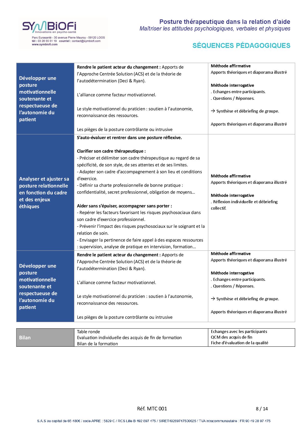 Symbiofi_Formation_Posture_Therapeutique_Page_2 alt="Programme de la formation Posture thérapeutique dans la relation d’aide : maîtriser les attitudes psychologiques, verbales et physiques - page 2"