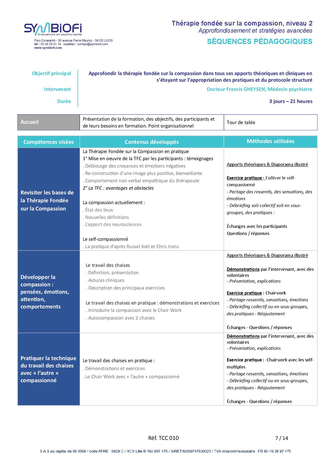 Symbiofi_Formation_Therapie_Compassion_Approfondissement_Page_1 alt="Programme de la formation Thérapie fondée sur la compassion, niveau 2 : approfondissement et stratégies avancées - page 1"